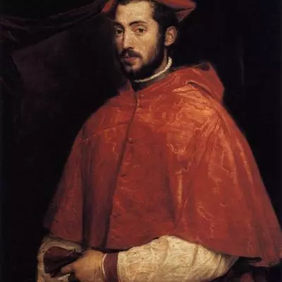 Alessandro Farnese, by Titian. 1545–6. (Museo di Capodimonte, Naples; image on Wikimedia Commons