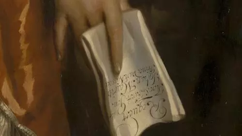 Detail from the portrait of Johan Maurits, Count of Nassau-Siegen,, by Jan de Baen. c. 1668–70. (The Mauritshuis, The Hague